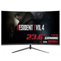 Monitor Gamer SuperFrame Precision, 23.6 Pol, Curvo, Full HD, 1ms, 180Hz, 99% sRGB, FreeSync, HDMI