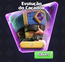 Clash Royale - Resgate a Evolução do Caçador
