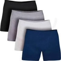 Kit 4 Cuecas Boxer Slim Fitness com Elástico