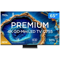 [Magalu] Smart TV 65 4K UHD QLED Mini LED TCL 65C755 120Hz Wi-Fi Bluetooth 4 HDMI 2 USB