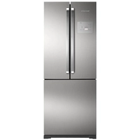 Geladeira Brastemp Frost Free Side Inverse 540 litros cor Inox com Ice Maker - BRO80AK
