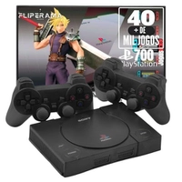 Console Retrô PSX c/ 40 mil jogos + 2 controles