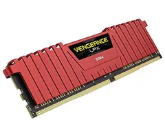 MEMORIA CORSAIR VENGEANCE LPX VERMELHO 4GB (1X4) 2400MHZ DDR4 - R$219,01