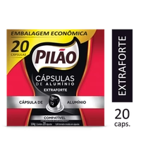 Cápsulas Café Pilão Extra Forte 12 20un
