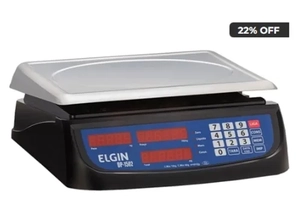 Balança Computadora Elgin DP1502 15Kg Preta - 46BALEC15PC8