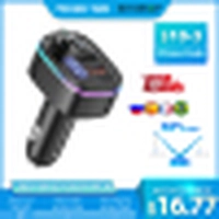 LBlitzWolf BW BC Carregador de Carro e Transmissor Bluetooth