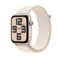 [Com Cashback Pelando R$1619] Apple Watch SE GPS, Caixa Estelar de Alumínio de 44mm, Pulseira Loop Esportiva Estelar, Neutro em Carbono - MRE63BZ/A