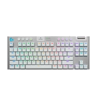 Teclado Mecânico Gamer Sem Fio Logitech G915 X LIGHTSPEED Design TKL - BRANCO