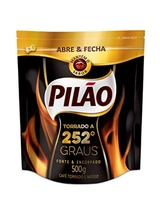 [REC/Lv2pg1/SUPER R$10,99]Café Pilão Torrado e Moído 252 Graus Abre e Fecha 500g