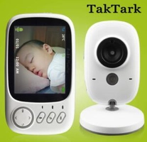 [internacional] TakTark Babá Eletrônica 3.2 Sem Fio com Visão Noturna e Sensor de Temperatura | R$254