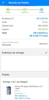 [Cliente ouro + app] iPhone XR Apple 64GB Branco 6,1” 12MP - R$3.259