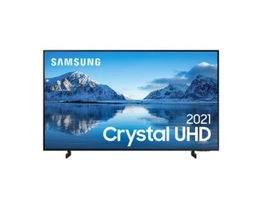 Samsung Smart TV 75´´ Crystal UHD 4K 75AU8000, Dynamic Crystal Color, Borda Infinita, Visual Livre de Cabos, Alexa Built In - UN75AU8000GXZD