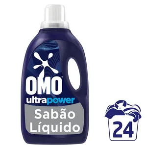 (R$ 20,32 +por- / Regional / REC) OMO Lava Roupas Líquido Ultra Power Frasco 1,8L