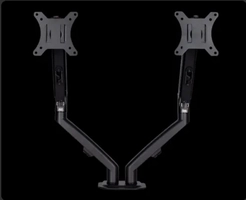 Suporte Articulado Com Pistão a Gás Para 2 Monitores Zinnia Nimbo 200