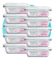 Kit 10 Potes de Vidro 640ml com Tampa Hermética