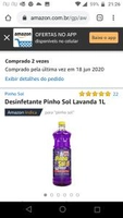 (Prime) Desinfetante Pinho Sol Floral 500Ml Comprando 5 unidades | R$ 3 cada