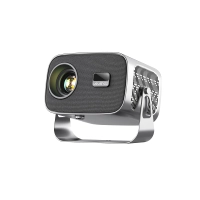 Projetor VEVSHAO 4K Android 11 Full HD com Foco Automático Nativo e Correção Keystone BT 5.2 WIFI6 Rotação 360° 1280x720P Cinema em Casa