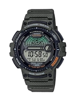 Relógio Casio de Pesca com Temporizador Verde