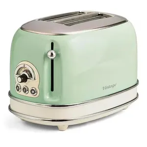 Torradeira Elétrica Ariete Vintage com 6 Níveis de Tostagem Verde - 155 - 110V