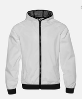 [Do Brasil/R$12 Moedas App] Jaqueta Corta Vento Unissex com Zíper e Capuz Leve e Confortável do P ao GG - 2  cores