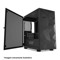 Gabinete Gamer Aigo DarkFlash DLM 21 Mesh Preto Lateral Vidro | R$219,60