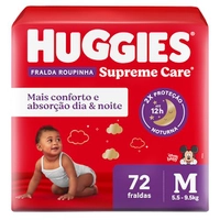 Huggies Fralda Roupinha Supreme Care M 72 Un