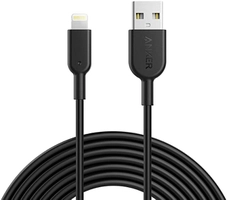 Cabo Lightning Certificado Apple MFi, Anker Powerline II, 3m, Preto | R$117