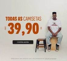 Seleção Camisetas Chico Rei 39,90 + R$15 Extra em Compras Acima de R$199
