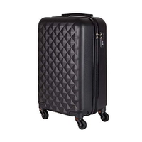 Mala de Bordo ABS 4 Rodas 360 Inglaterra Preta