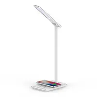 Luminaria Geonav Led e Carregador Qi por Inducao Branca, LPQIWT | R$176