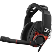 Headset Gamer Sennheiser GSP 600, P2, Preto e Vermelho