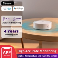 【 App】 Sensor Zigbee Temp Umidade Automação SONOFF SNZB-02P