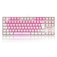 [App] Teclado Mecânico Redragon Kumara Brown ABNT2 Rosa