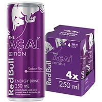 Energético Açaí Red Bull Energy Drink Pack com 4 Latas de 250ml | R$25