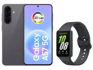 Combo Smartphone Samsung Galaxy A57 128GB  - 5G + Samsung Galaxy Fit3