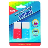 [+por- R$ 2,58] Kit 2x Borracha Plástica com Capa Protetora