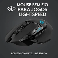 Mouse Gamer Sem Fio Logitech G502 LIGHTSPEED com Tecnologia RGB LIGHTSYNC