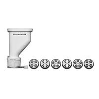 Set Pasta Press Para Para Stand Mixer Kitchenaid Branco No Voltagev