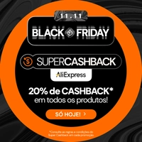 [ENCERRADO] Super Cashback EXCLUSIVO! 20% de volta em TODA a loja do AlIExpress