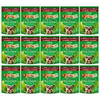 Ração Úmida para Cães Adultos Dog Chow ExtraLife Cordeiro 100g - 15 Sachês