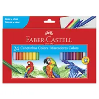 [Prime] Canetinha Hidrográfica 24 Cores, Faber-Castell | R$14