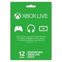 Xbox Live Gold - 12 meses