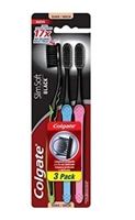 [Recorrência/Prime] Escova Dental Colgate Slim Soft Black 3Unid - R$15