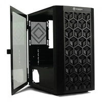 Gabinete Gamer XFurious Blaster, Mid Tower, Vidro Temperado, Sem Fonte, Com 3 Fans, Black 