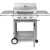 Churrasqueira Com Carrinho Inox a Gás - SUGGAR CH5001IX