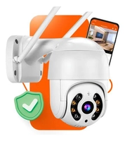 [Leve 2 R$ 63 cada] Câmera de Seguranca Speed Dome Ip Prova Dágua Infravermelho Wi-fi 1080 Full HD