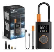 Mini Compressor Bomba De Ar Digital Portátil Sem Fio Calibrador De Pneus Para Carro Moto Bicicleta Bola