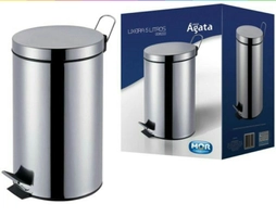 [Cupom usuários selecionados] Lixeira com Pedal com Tampa 5L - Mor Ágata - R$30
