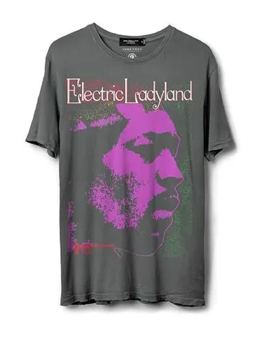 Camiseta Junk Food Feminino Jimi Hendrix  Preto, G