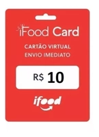 Gift Card Virtual Ifood - Pague R$7 e Ganhe R$10